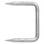 No. 508 125mm x 110mm Drive in Gate Latch Staple Galvanised